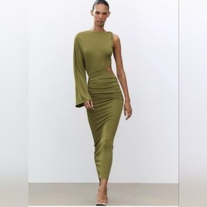 Zara Cut Out Midi Dress